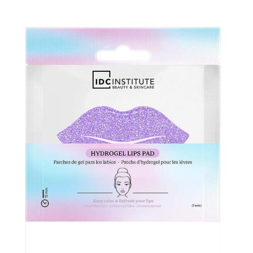 IDC Hydrogel Glitter Lip Patches Μάσκα Επίθεμα Χειλιών με Υδατικό τζελ & Γκλίτερ 1 pair 6gr Μωβ (M-56152)
