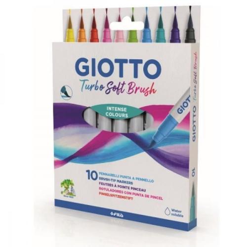 Μαρκαδόροι Πινέλο Giotto Turbo Soft Brush (000426800)
