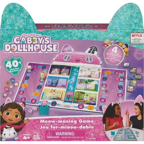Spin Master Gabby's Dollhouse: Meow-Mazing Game - Board Game (6065769) (086794)