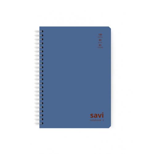 Τετράδιο Σπιράλ Savi Basic A2 2 Θεματα Διάφορα Σχέδια - 1 τμχ (303032-220)