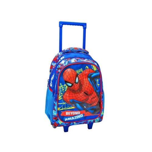 Τσάντα Τρόλλευ Δημοτικου Spiderman Beyond Amazing με 3 Θηκες (000508122)