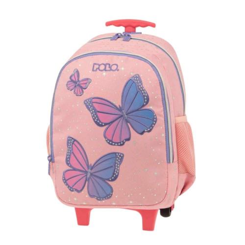 Τσάντα Τρόλλευ Junior Little Pink Butterfly (9010398227)