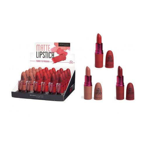 Magic Studio Lipstick Nudes To Passion 2 Χρώματα - 1 τμχ (AA-60732)