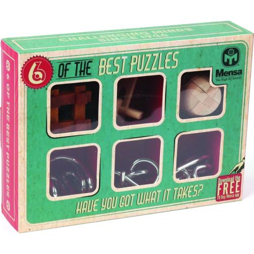 Mensa Set Of 6 Best Puzzles (IQ-1041)