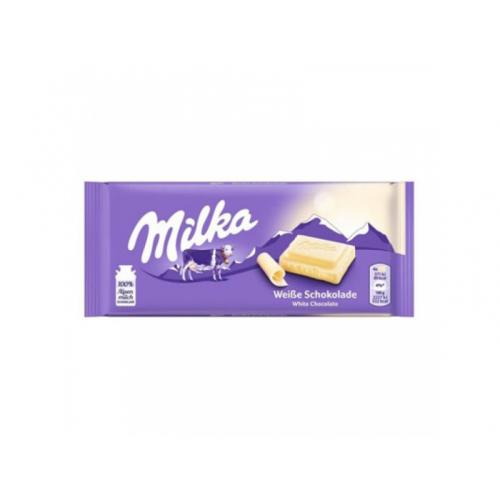 Milka White Chocolate 100gr (41-07163)