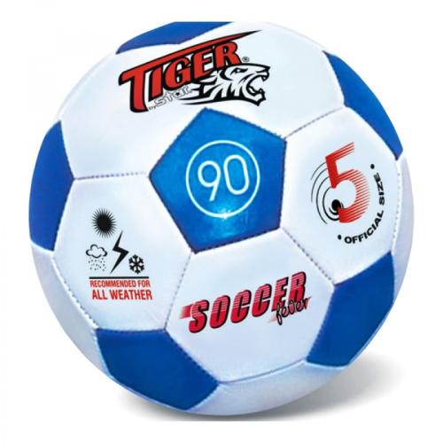 Μπάλα Ποδοσφαίρου Δερμάτινη Soccer Fever Μπλε (35/354)