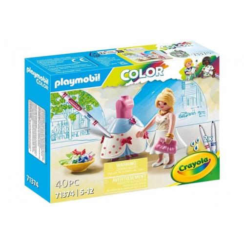 Playmobil Pm Color: Σχεδιαστρια Μοδας (71374)