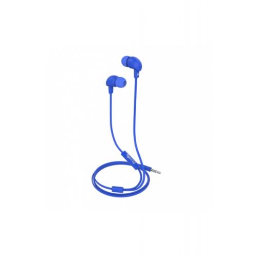 Celly Ακουστικα Με Μικροφωνο Flat Cable Up600Bl Μπλε (411.738060)