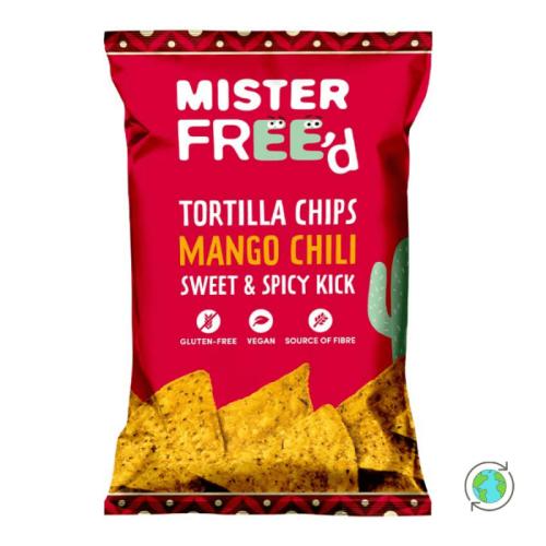 Mister Free'D Tortilla Chips Μανγκο Τσιλι 135G (MIS451278)