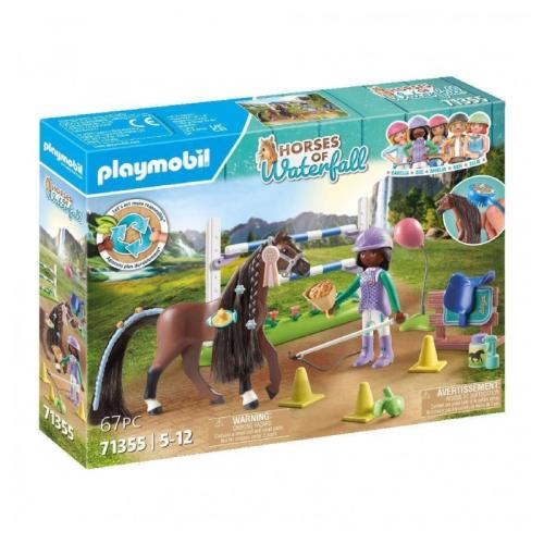 Playmobil Εκπαιδευση Αλογου Με Την Zoe Και Τον Blaze (71355)