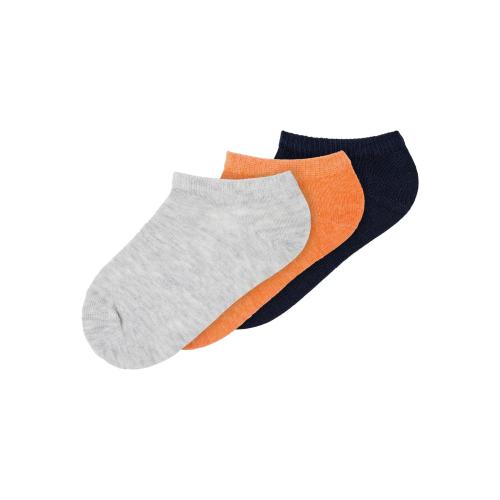 Κάλτσες κοντές 3 τεμ. αγόρι name it-13204902- Light Grey Melange