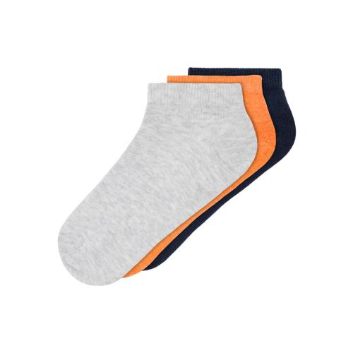Κάλτσες κοντές 3 τεμ. αγόρι name it-13204900- Light Grey Melange