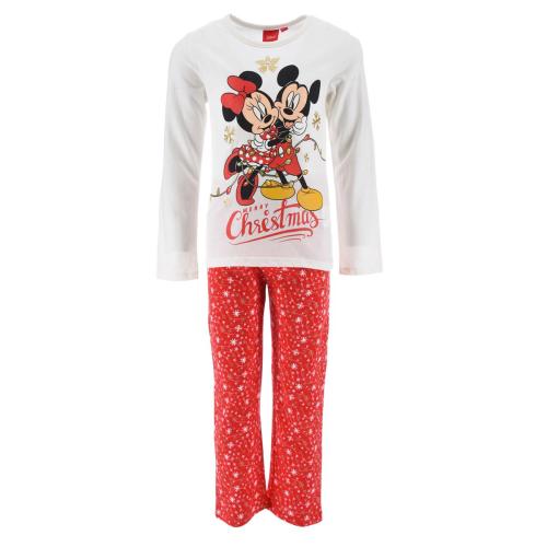 Πιτζάμα μακό κορίτσι Christmas Minnie Mouse-HW2172-OWHITE