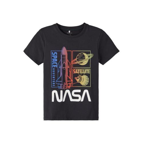 Μπλούζα μακό αγόρι NASA name it-13212649-Black
