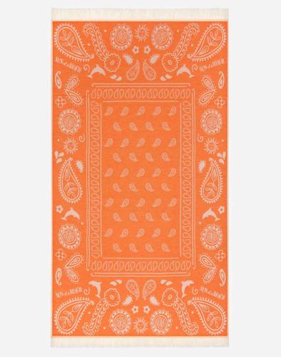 SUN OF A BEACH Bandana Orange | Feather Beach Towel (Διαστάσεις: 95 x 160 εκ) PT/BANF/OR-Bandana Orange Orange