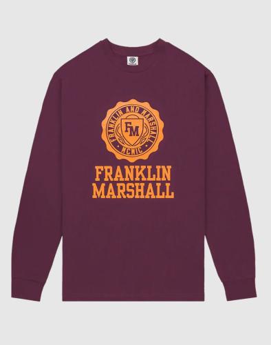 FRANKLIN&MARSHALL T-Shirt JM3013.000.1000P01-350 DarkPurple