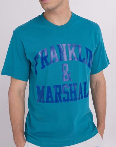 FRANKLIN&MARSHALL T-Shirt JM3011.000.1000P01-233 Turquoise