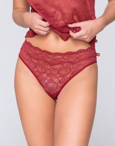 LUNA Micro Touch lace hipster 24521-17 Red