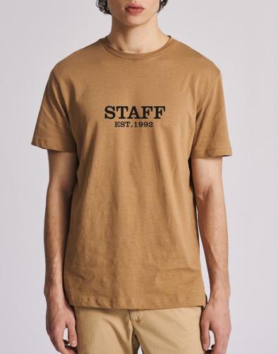 STAFF Man T-Shirt 64-051.NOS-Ν0040 Tan