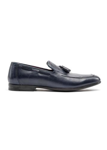 Alessandro Rossi Δερμάτινα Loafers Παπούτσια - AR1896 690 Blue