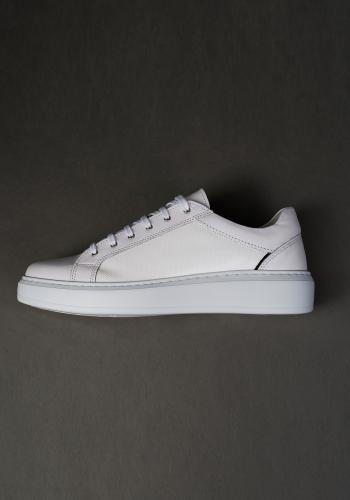 Alessandro Rossi Leather Sneakers - ARS1875 001 White