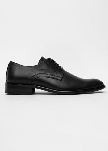 foto Alessandro Rossi Δερμάτινα Παπούτσια της σειράς Oxford - R0001 Black