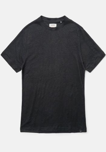 GABBA Κοντομάνικη Μπλούζα της σειράς Duke Linen - 2220220004 999 Black