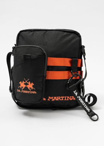 La Martina Crossbody Τσάντα της σειράς Abiel - LMBO 00808T Black