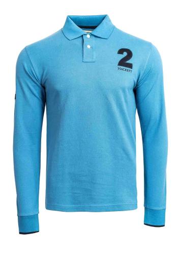 Ανδρική Polo μπλούζα σε κανονική γραμμή - Blue 596