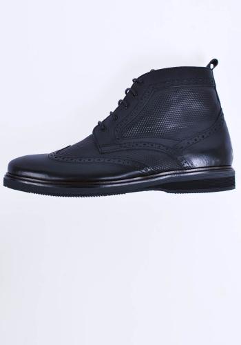 Δερμάτινα Ankle Boots - Black