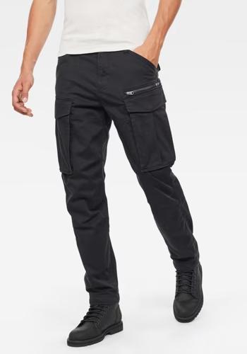 G Star Cargo Παντελόνι της σειράς Rovic Zip 3D Tapered - D02190 5126 6484 Black