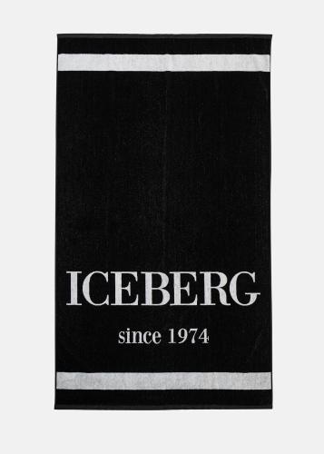Iceberg Πετσέτα Θαλάσσης 1.80cmX100cm - ICE2TW01 Black