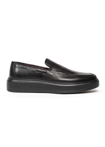 Alessandro Rossi Δερμάτινα Loafers Παπούτσια - AR1871 990 Black