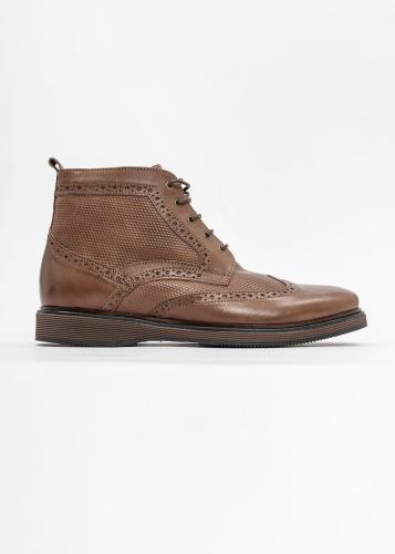 Alessandro Rossi Δερμάτινα Μποτάκια της σειράς Boots - AR1815 013 Tabacco