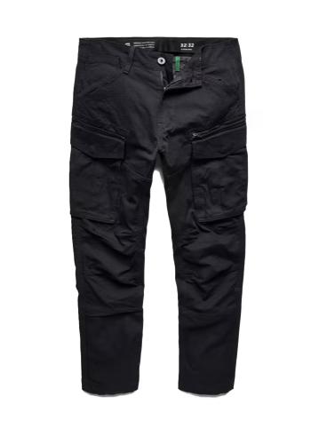 G Star Cargo Παντελόνι της σειράς Rovic Zip 3D Straight Tapered - D02190 C951 6484 Black