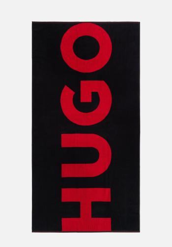 HUGO Πετσέτα Θαλάσσης 1.80cmX90cm της σειράς Corporate - 50491853 001 Black Red