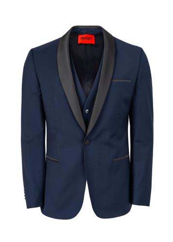 HUGO Tuxedo της σειράς Henry21 2E1 σε στενή γραμμή - 50452253 405 Blue
