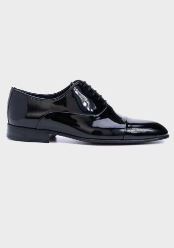 Perlamoda Δερμάτινα Παπούτσια της σειράς Philippe Lang - 2310VER Black