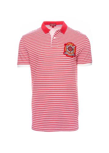 Polo Assn Polo Μπλούζα της σειράς Pique - CM12S Y2 1BB 03P Sunset Red