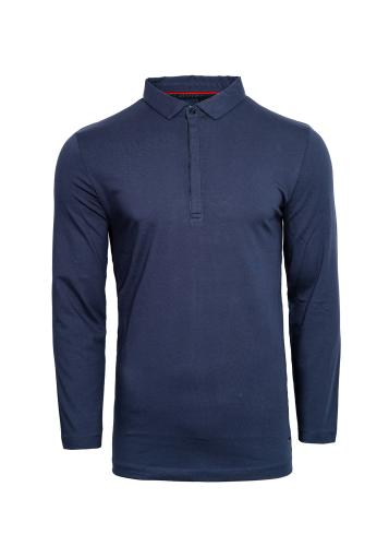 Polo Jersey μπλούζα σε Regular γραμμή - 74014 102906 /690 Blue