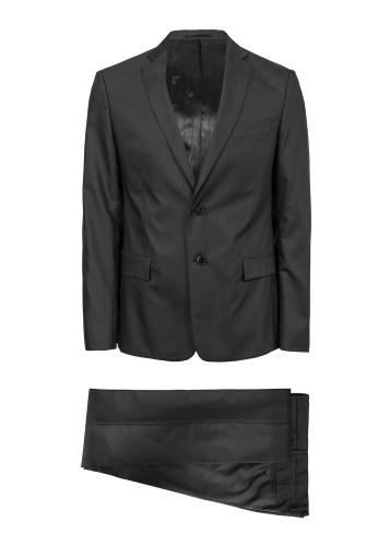 Versace Collection Κοστούμι σε στενή γραμμή - Black/Silver Stripes 990