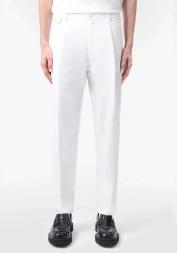 Drykorn Υφασμάτινο Παντελόνι της σειράς Devyn - 122011 6000 White