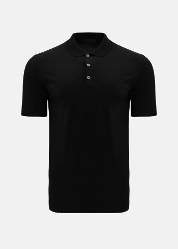 Nino Marini Polo Μπλούζα της σειράς Piqué - 1S300 00170 Black