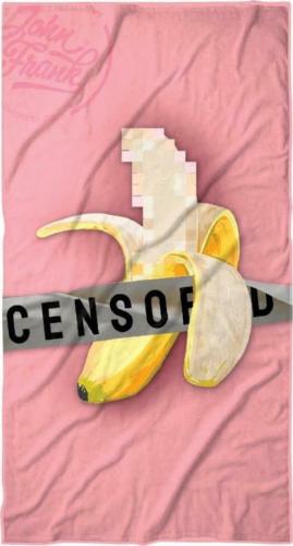 John Frank Πετσέτα Θαλάσσης Censored JFSS21TW12 Pink