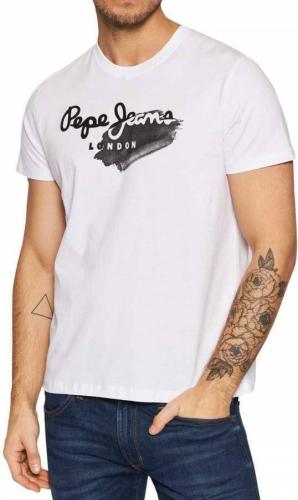 Pepe Jeans Ανδρική Μπλούζα T-Shirt PM508029-800 White