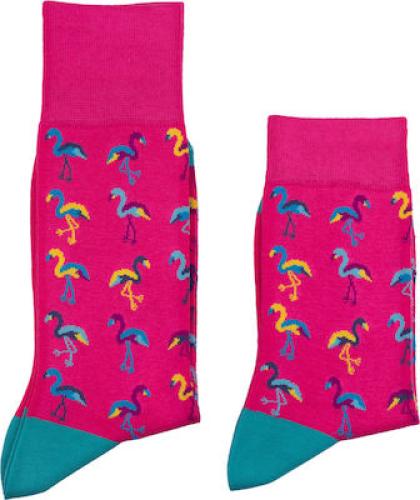 Pournara Ανδρικές Κάλτσες Design Flamingo One Size 211-107