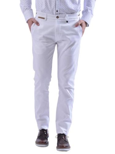 Vittorio Artist Ανδρικό Παντελόνι 500-01-21-COMO-WHITE Λευκό