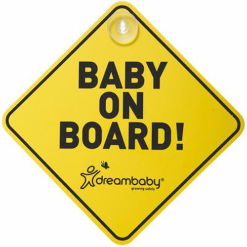 Σήμα Αυτοκινήτου Baby On Board Dreambaby 74717 Yellow