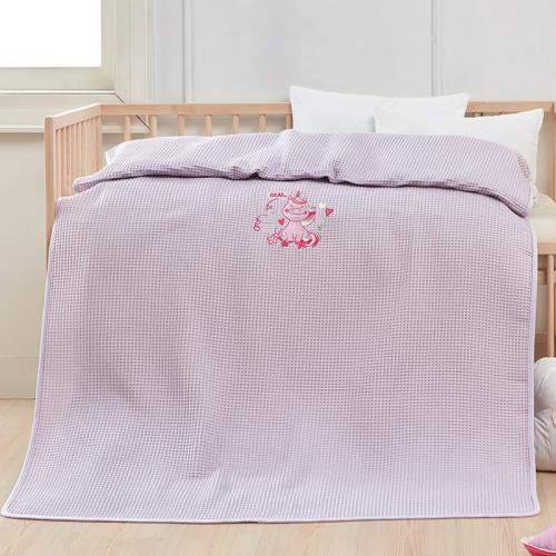 Κουβέρτα Πικέ Κούνιας Beauty Home 5304 Unicorn Lilac