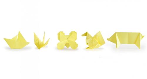 Αυτοκόλλητες Σημειώσεις Origami